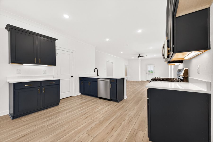 Furnished interior view inside a new home in Mostyn Springs, Magnolia (Image 14).