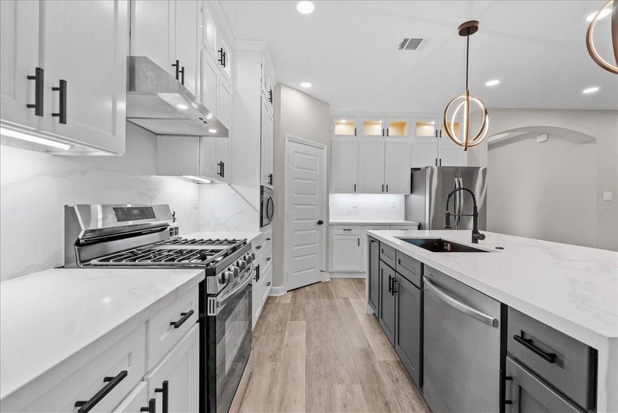 Furnished interior view inside a new home in , Houston (Image 6).