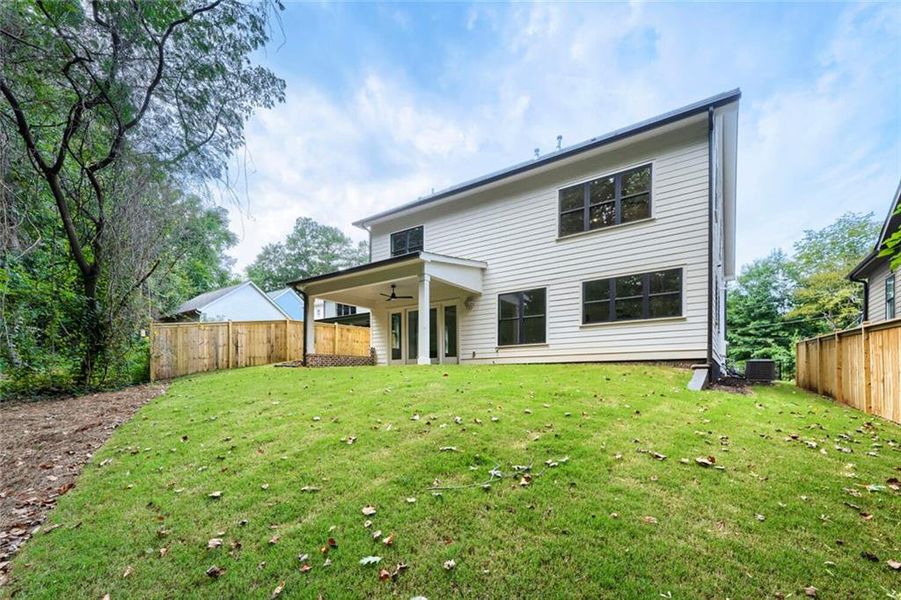 Exterior details and patio area of a home in , Atlanta (Image 3).