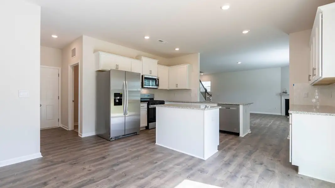 Furnished interior view inside a new home in The Landing at Summerhaven, Mebane (Image 4).