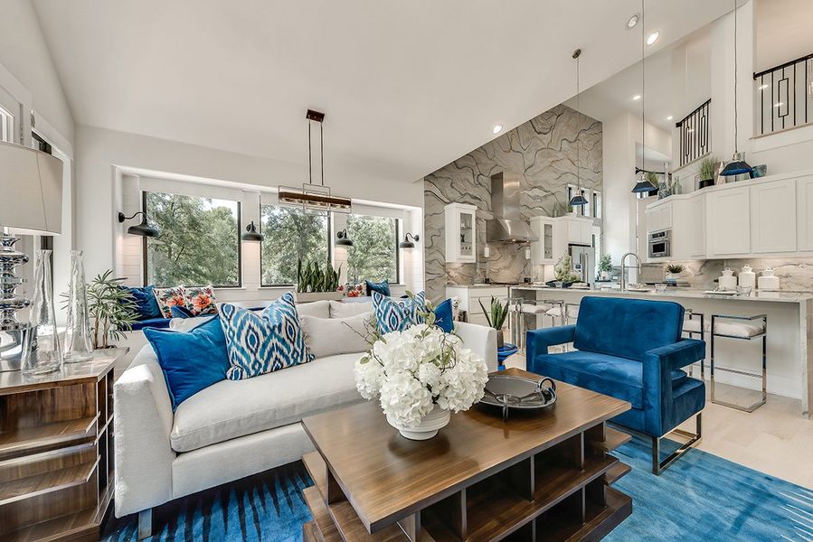 Representative furnished interior of a home built from the Grand Heritage by Grand Homes in Grand Oaks, Celina (Image 9).
