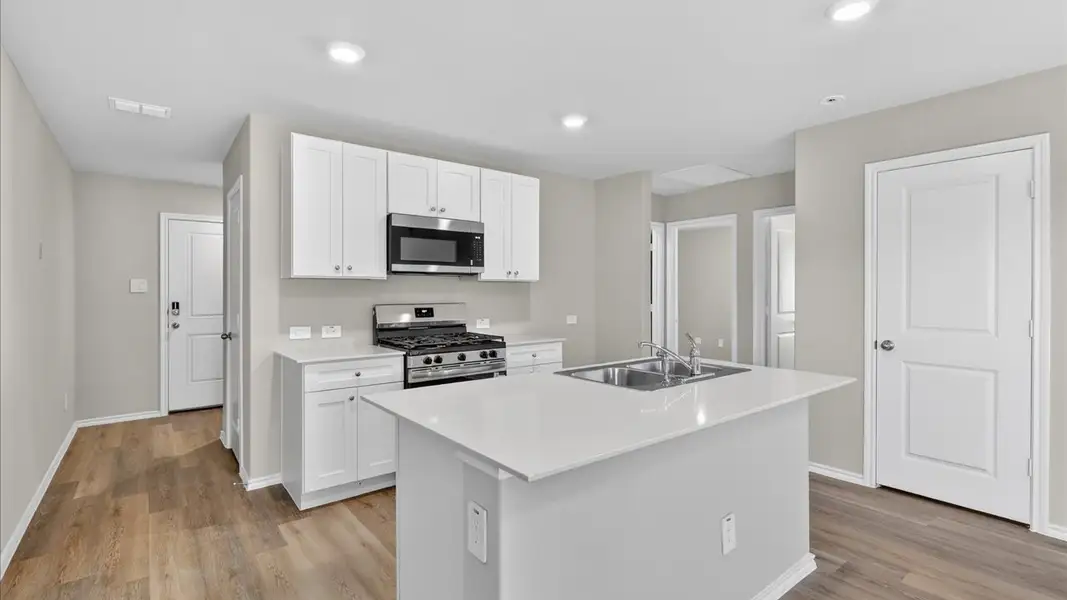 Representative furnished interior of a home built from the Barton by D.R. Horton in Hickory Grove, Krum (Image 4).