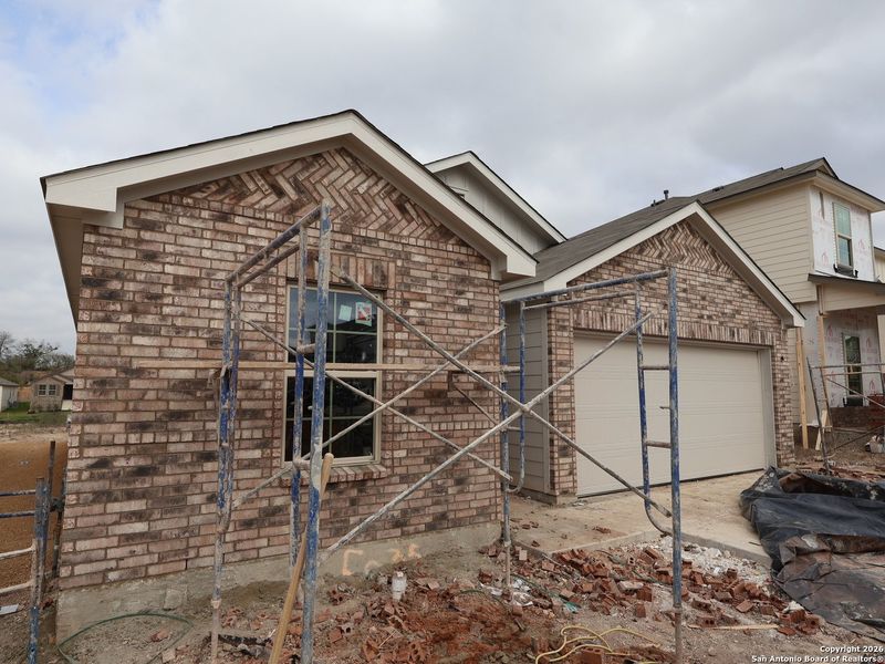 In-progress construction of a new home in Agave, San Antonio, TX (Image 30).