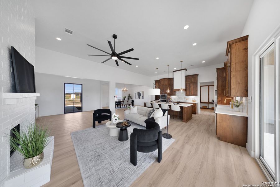 Furnished interior view inside a new home in , Seguin (Image 8). Furnished interior view inside a new home in , Seguin (Image 8).