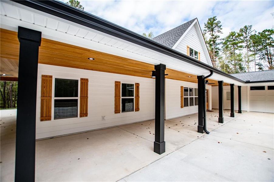 Exterior details and patio area of a home in , Newnan (Image 26).