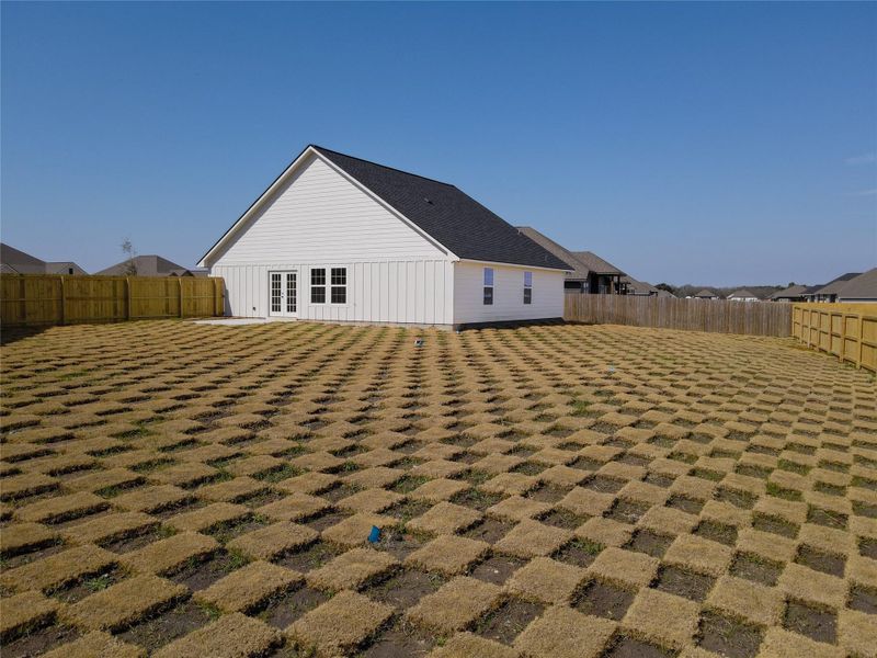 Exterior details and patio area of a home in , Snook (Image 3).