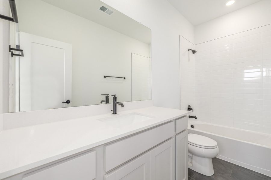 Furnished interior view inside a new home in Painted Prairie, Aurora (Image 12).