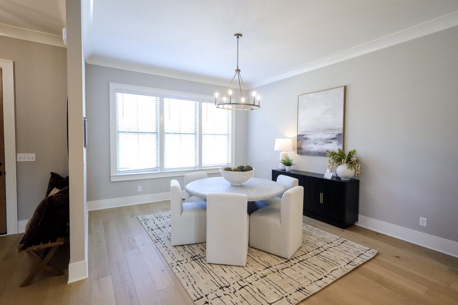 Furnished interior view inside a new home in Faith View, Ooltewah (Image 11).