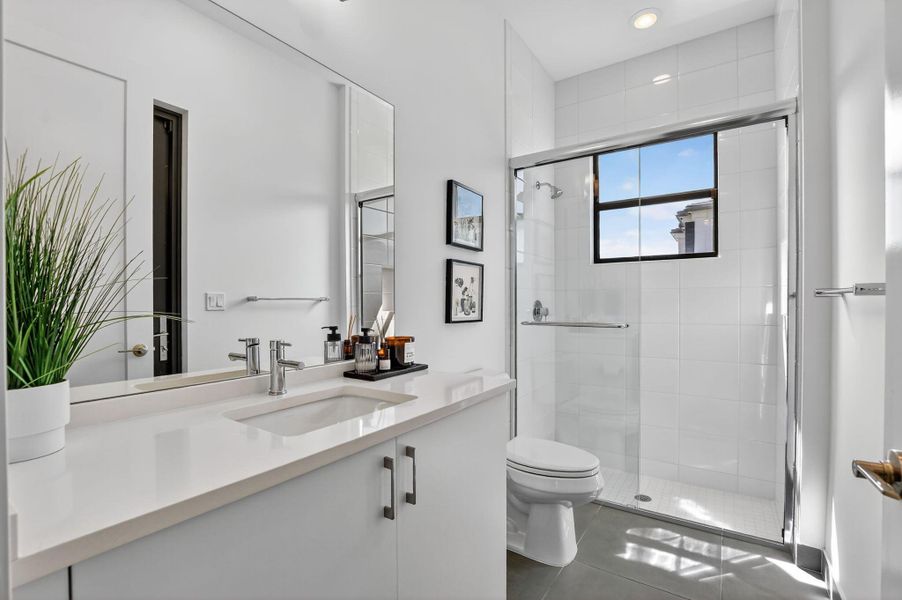 Furnished interior view inside a new home in , Boca Raton (Image 37).