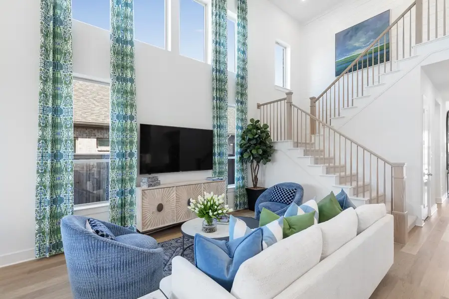 Representative Family Room - some options shown