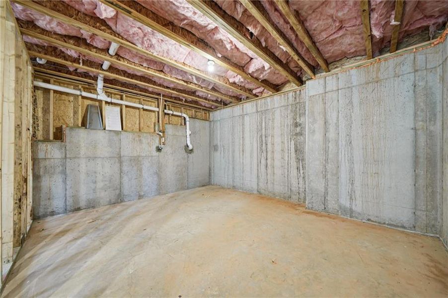 In-progress construction of a new home in Rosewood Lake Estates, Hoschton, GA (Image 52).