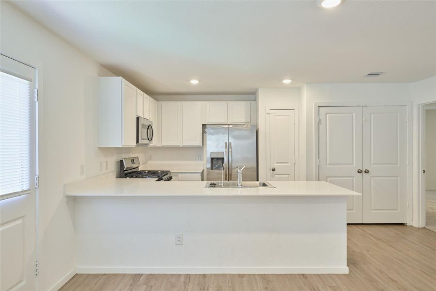 Furnished interior view inside a new home in Tavola: Cottage Collection, New Caney (Image 6).