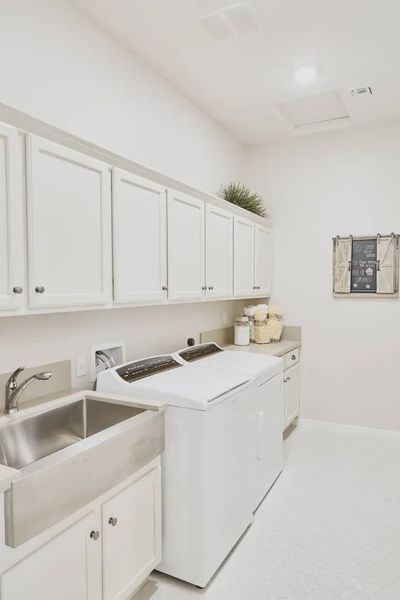 Furnished interior view inside a new home in Valencia at Granite Vista, Waddell (Image 13).
