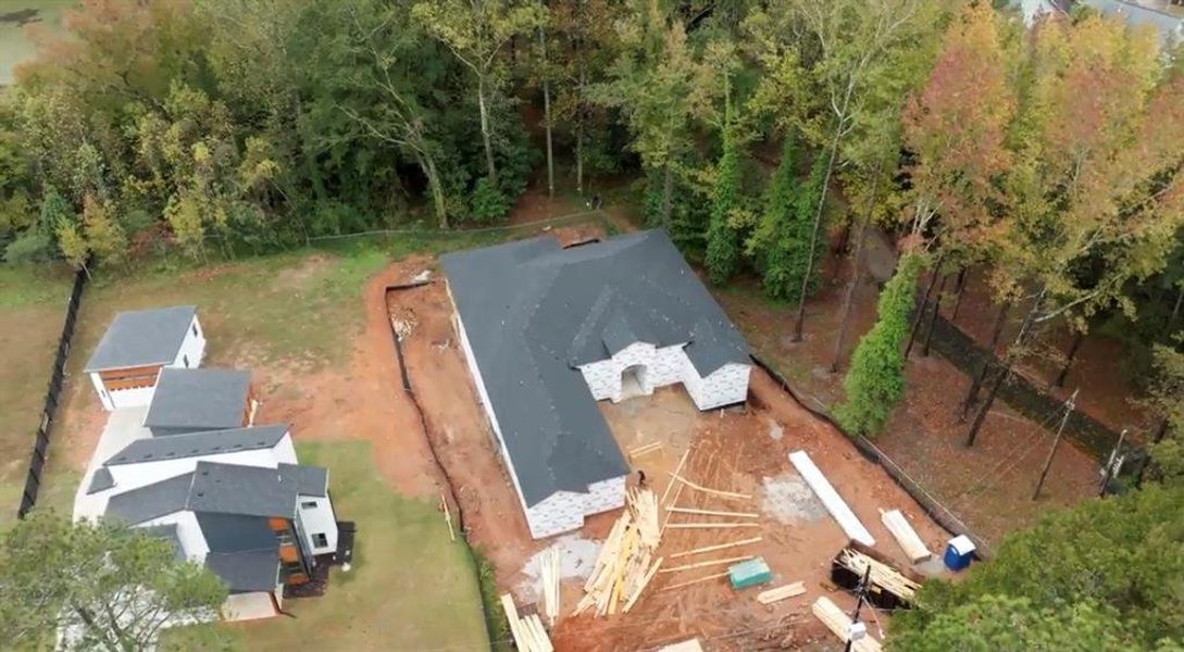 In-progress construction of a new home in , Mableton, GA (Image 5).