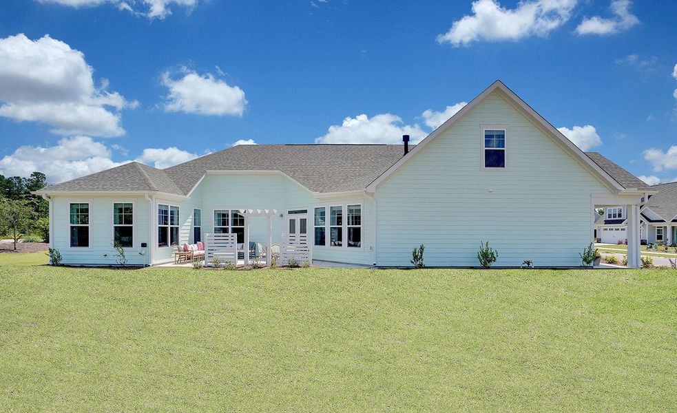 Representative exterior details of a home built from the Promenade by McKee Homes in The Cottages at 78 North, Sanford (Image 22).