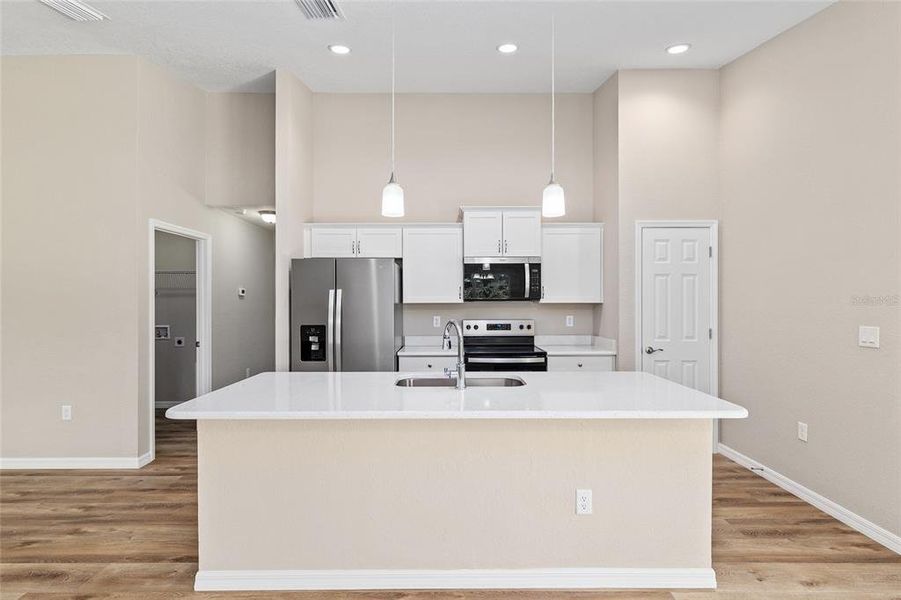 Furnished interior view inside a new home in , Dunnellon (Image 8).