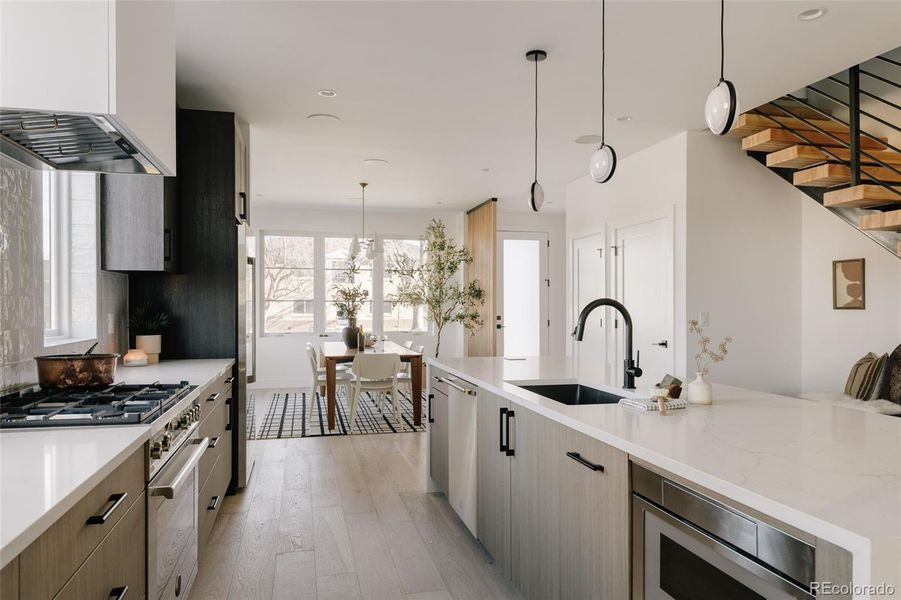 Furnished interior view inside a new home in , Denver (Image 13).