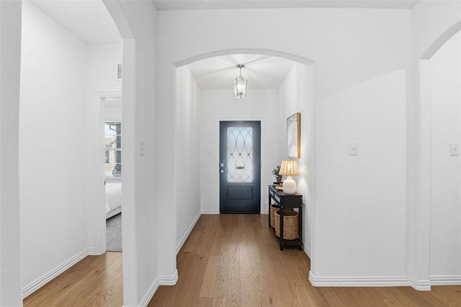 Furnished interior view inside a new home in Whitewing Trails, Princeton (Image 14).