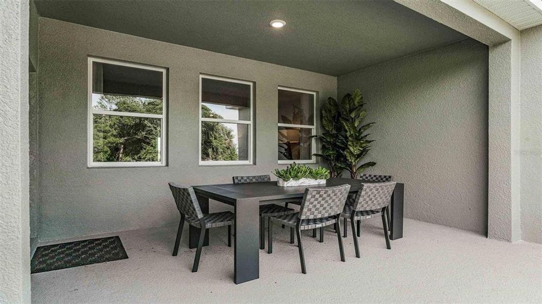 Exterior details and patio area of a home in Wynwood, Ocoee (Image 2). Exterior details and patio area of a home in Wynwood, Ocoee (Image 2).