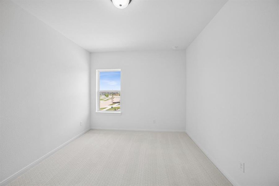 Spacious, unfurnished interior of a new home in Pecan Square - Gardens, Northlake (Image 18). Spacious, unfurnished interior of a new home in Pecan Square - Gardens, Northlake (Image 18).