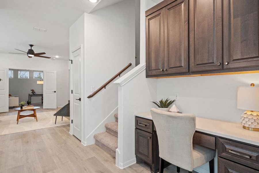 Furnished interior view inside a new home in Foxfield, Austin (Image 28).