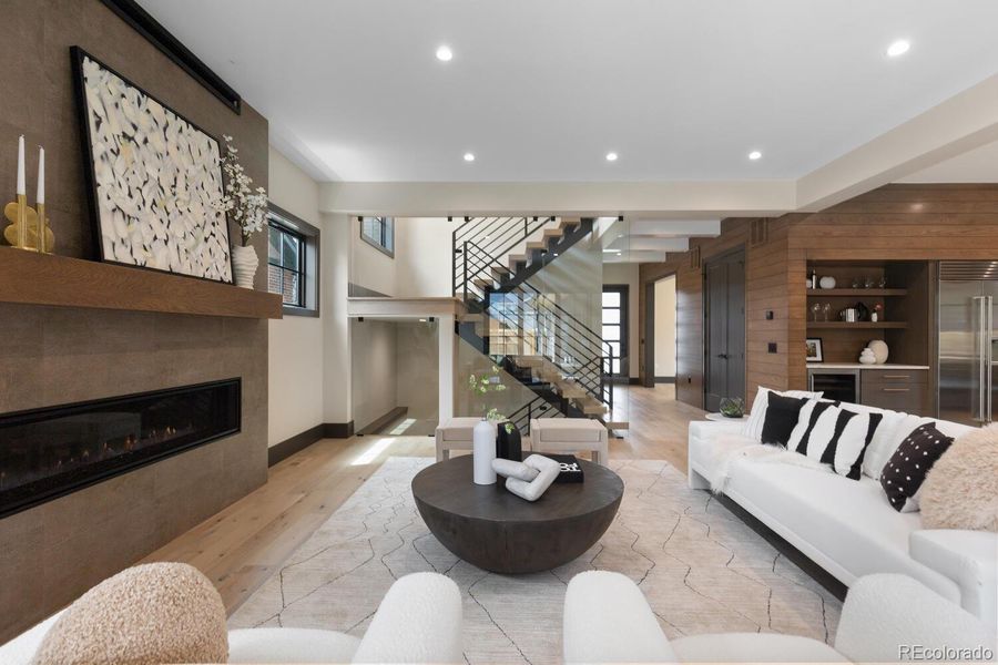 Furnished interior view inside a new home in , Denver (Image 33).