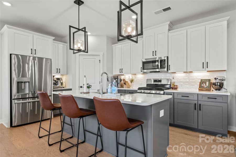 Furnished interior view inside a new home in , Charlotte (Image 4). Furnished interior view inside a new home in , Charlotte (Image 4).