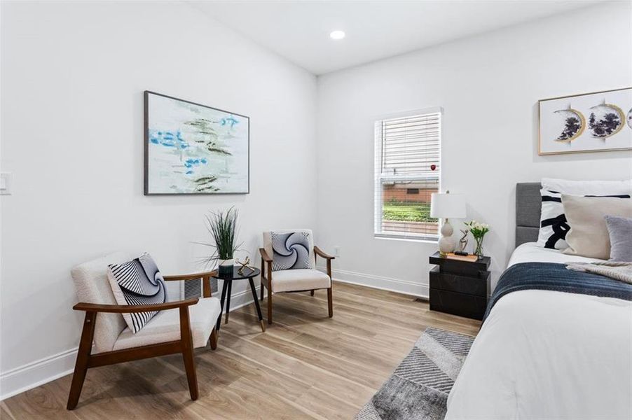 Furnished interior view inside a new home in , Atlanta (Image 4).