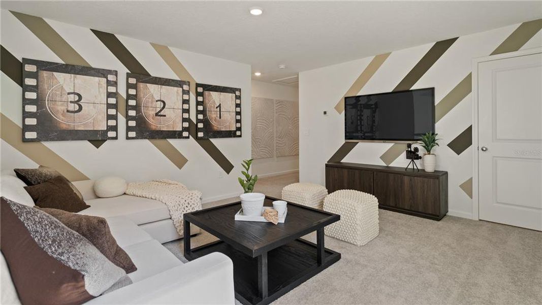 Furnished interior view inside a new home in Wynnstone, Davenport (Image 6). Furnished interior view inside a new home in Wynnstone, Davenport (Image 6).