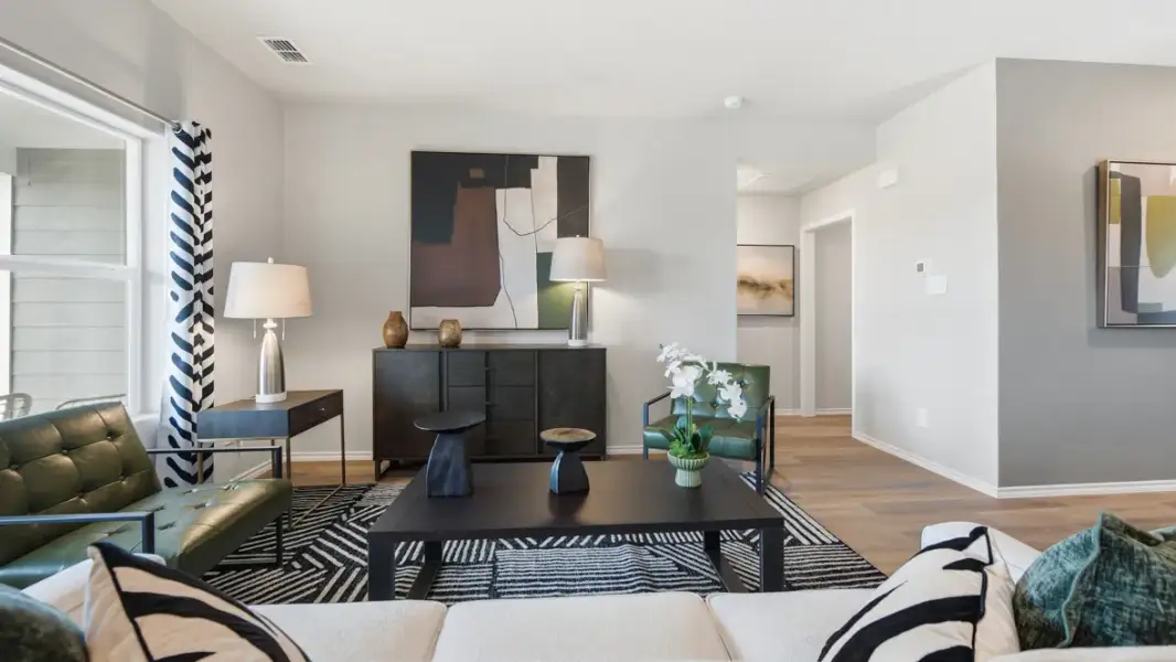 Furnished interior view inside a new home in Hadley Farms, Godley (Image 16).
