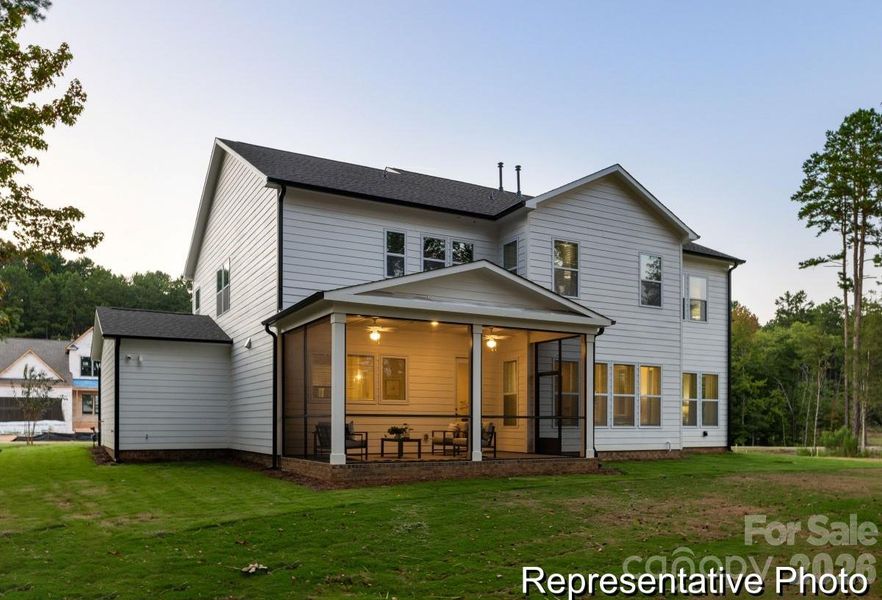Exterior details and patio area of a home in , Statesville (Image 20).
