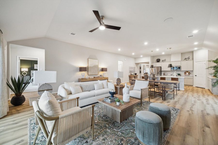 Representative furnished interior of a home built from the Harding by Autograph Homes in Sundance Cove, Crosby (Image 8).