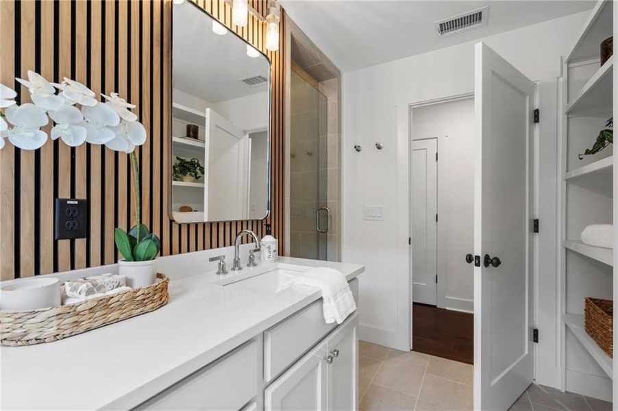 Furnished interior view inside a new home in , Atlanta (Image 6). Furnished interior view inside a new home in , Atlanta (Image 6).