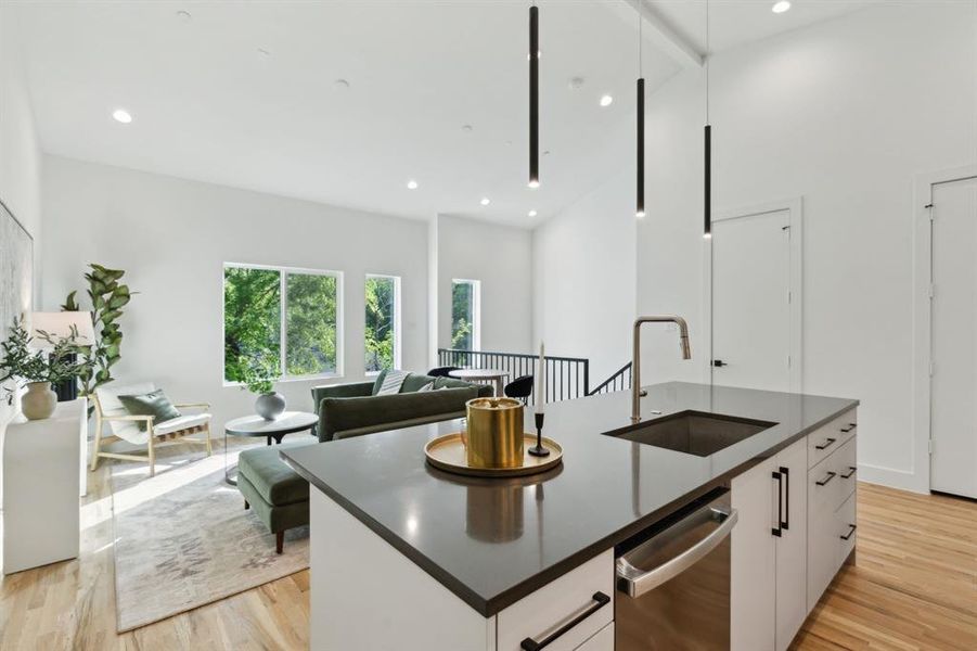 Furnished interior view inside a new home in , Dallas (Image 5).