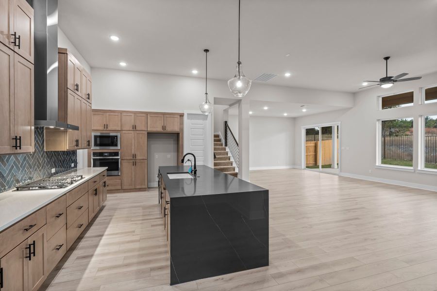 Furnished interior view inside a new home in Lariat, Liberty Hill (Image 33).
