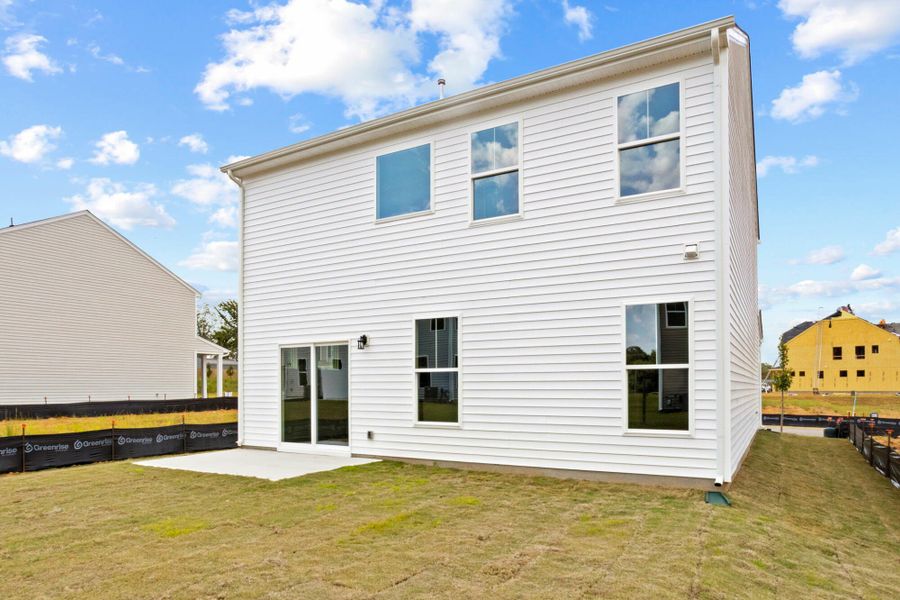 Exterior details and patio area of a home in Bellevue, Greenville (Image 17). Exterior details and patio area of a home in Bellevue, Greenville (Image 17).