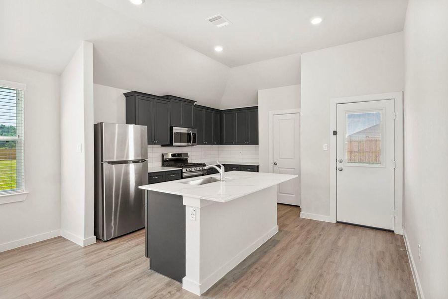 Furnished interior view inside a new home in Santa Fe, Cleveland (Image 5).