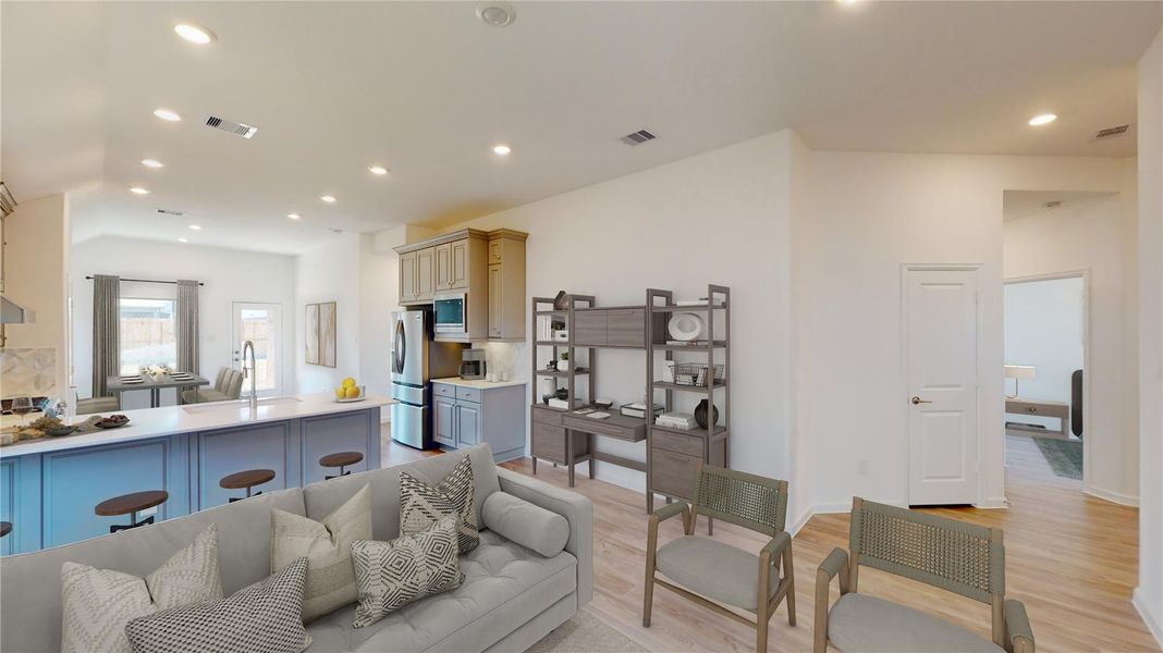 Furnished interior view inside a new home in Anniston, Katy (Image 2).