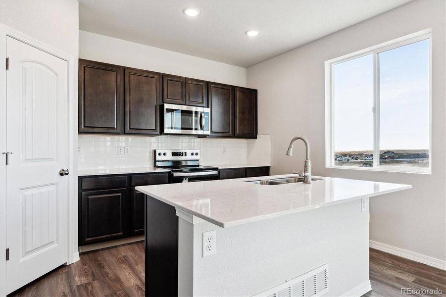Furnished interior view inside a new home in Bradley Heights, Colorado Springs (Image 7).