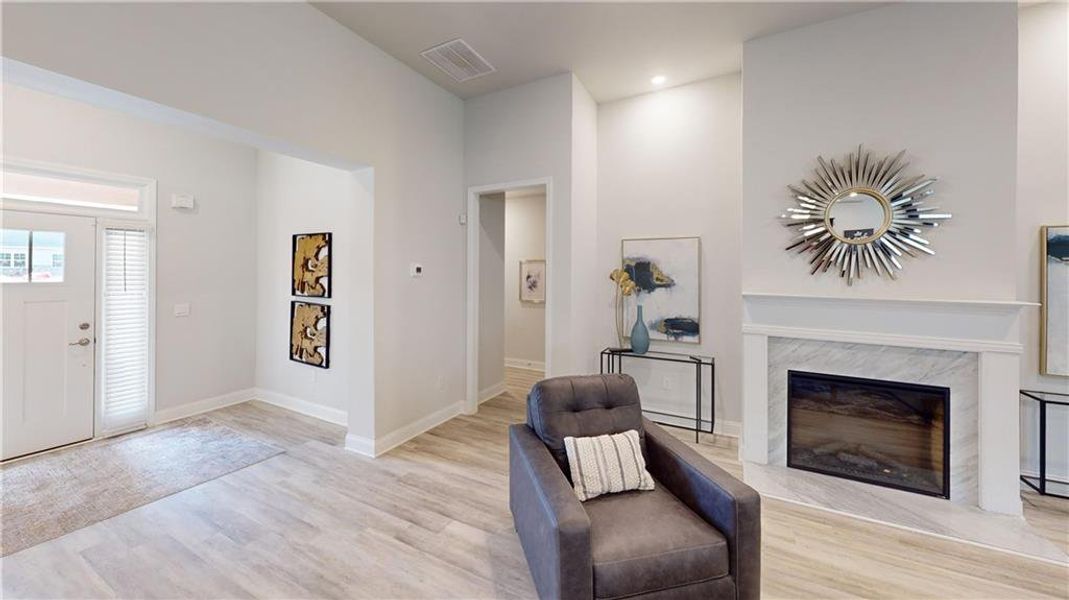 Furnished interior view inside a new home in Holliday Pass, Griffin (Image 47). Furnished interior view inside a new home in Holliday Pass, Griffin (Image 47).