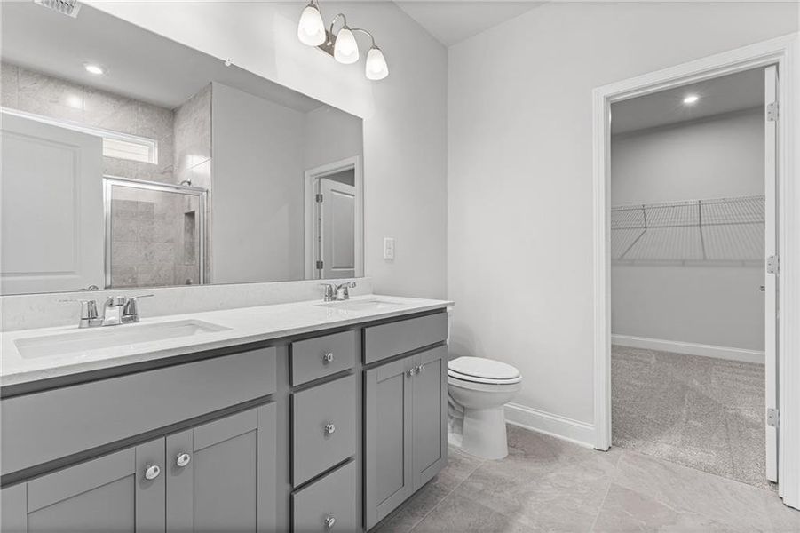 Furnished interior view inside a new home in Sun City Peachtree, Griffin (Image 9).