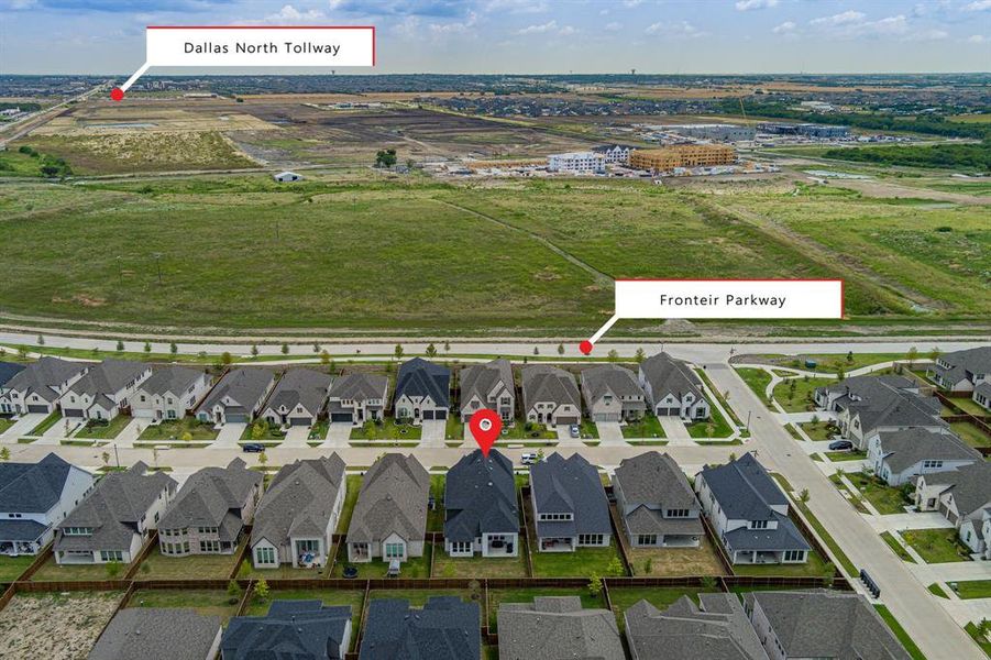 Less than 5 minutes from the Tollway for easy access everywhere!! Less than 10 minutes to the brand new HEB!! Less than 5 minutes from the Tollway for easy access everywhere!! Less than 10 minutes to the brand new HEB!!