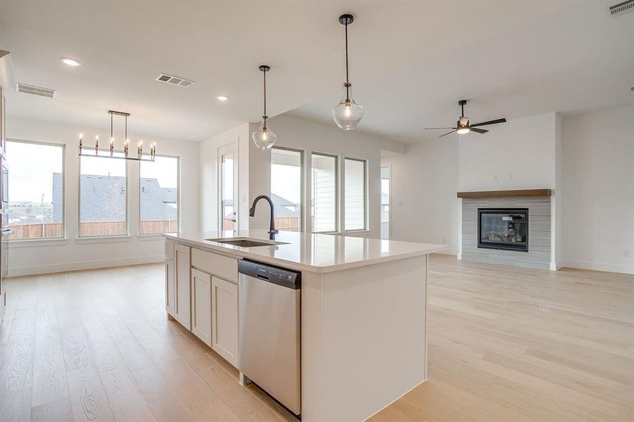 Furnished interior view inside a new home in Talon Hills, Fort Worth (Image 7).
