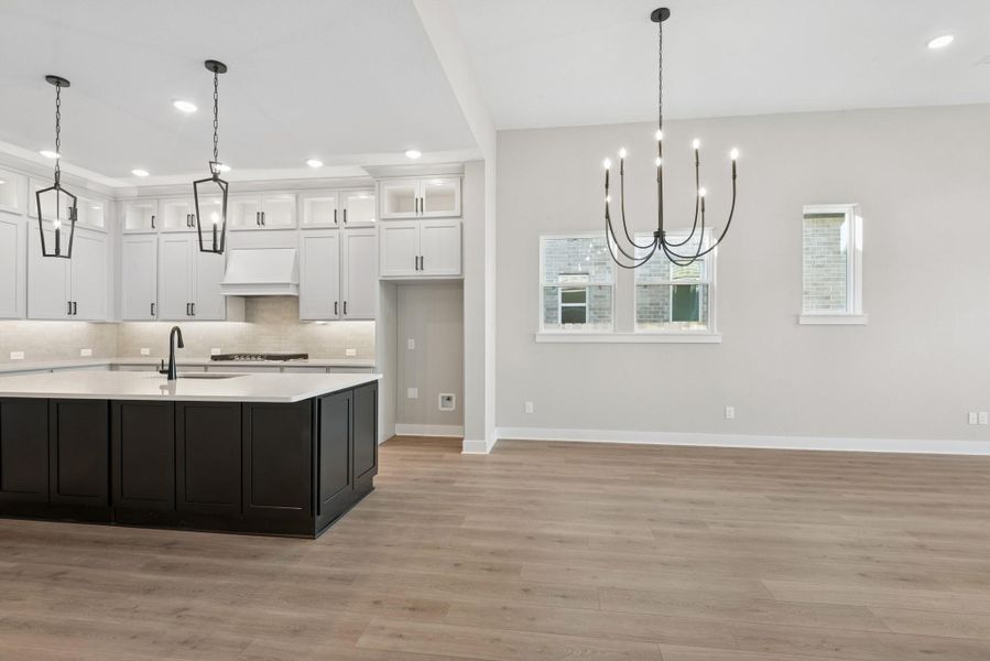 Furnished interior view inside a new home in , Katy (Image 7).