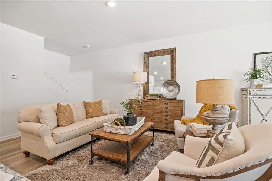 Furnished interior view inside a new home in Old Salem Crossing, Conyers (Image 10).