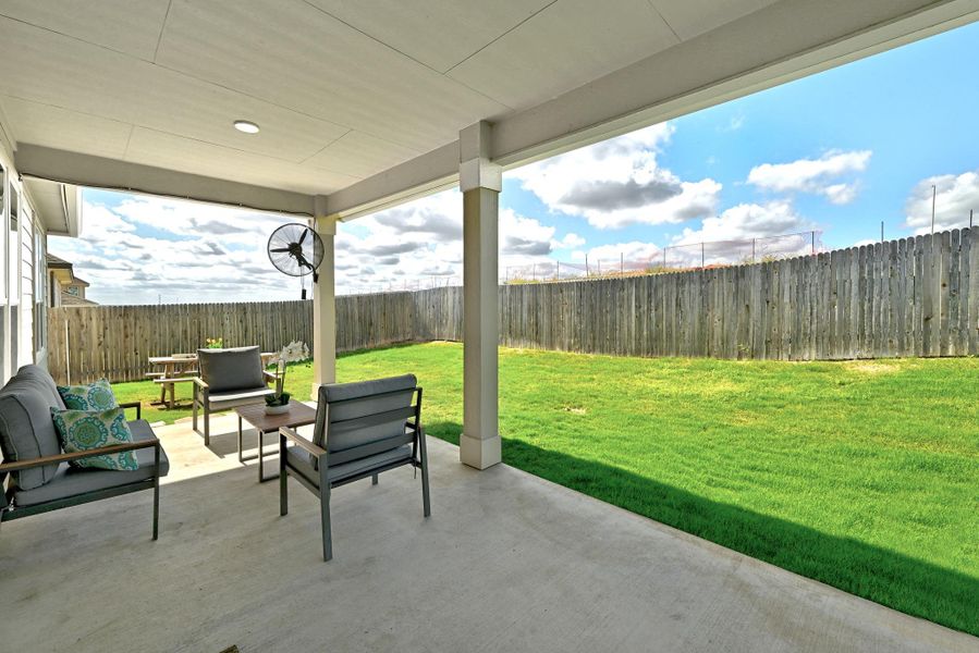 Covered Extended Patio