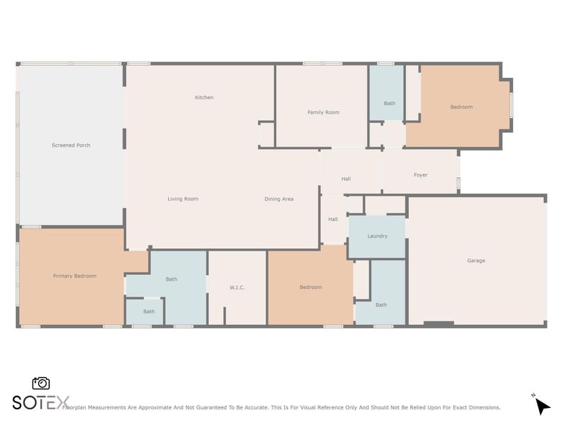 2D floor plan layout of this home in , Port St. Lucie, FL (Image 3).
