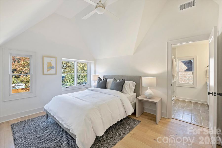 Furnished interior view inside a new home in , Charlotte (Image 10).