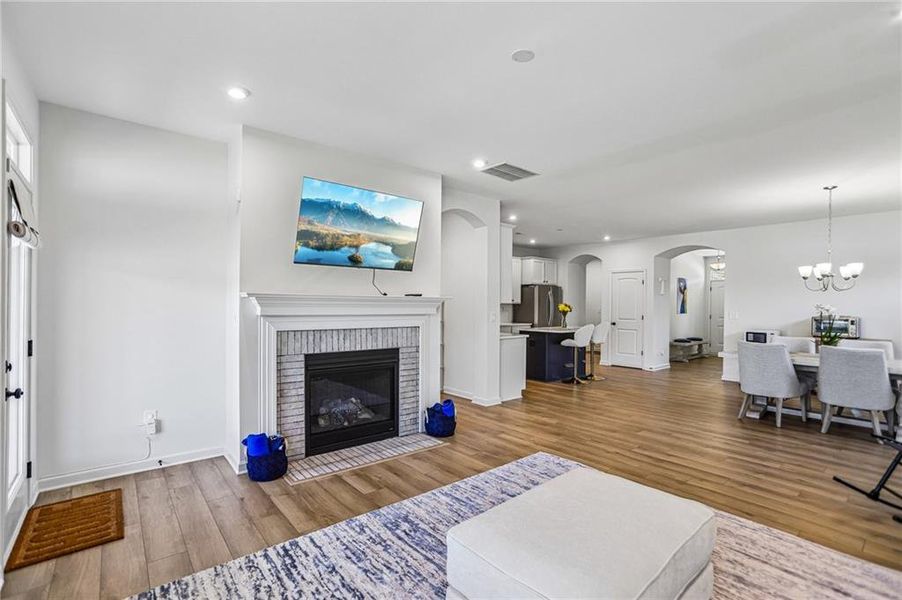 Furnished interior view inside a new home in Poplar Place, Dallas (Image 9).
