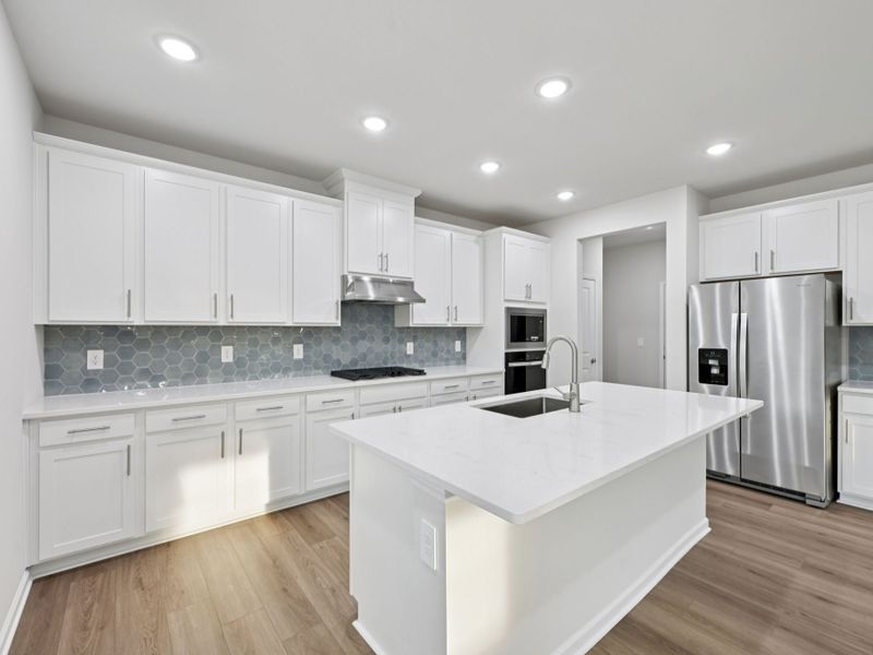 Furnished interior view inside a new home in Oak Manor - Signature Series, Garner (Image 3).